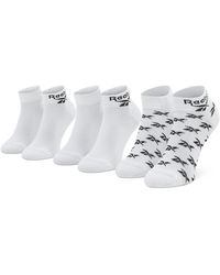 Reebok - 3Er-Set Hohe -Socken Cl Fo Ankle Sock 3P Gg6674 Weiß - Lyst