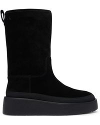 Calvin Klein - Schneeschuhe Flatform Mid Boot Suede Wl Hw0Hw03181 - Lyst