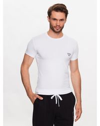 Emporio Armani - T-Shirt 111035 3R512 00010 Weiß Regular Fit - Lyst