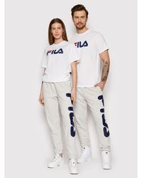 Fila - T-Shirt Bellano Fau0067 Weiß Regular Fit - Lyst