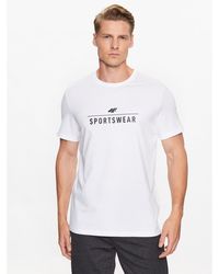 4F - T-Shirt Ss23Ttshm539 Weiß Regular Fit - Lyst