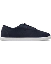 Tommy Hilfiger - Sneakers Aus Stoff Canvas Lace Up Sneaker Fw0Fw07805 - Lyst