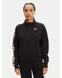 Kappa - Sweatshirt Banda Pepitagt 321Q4Rw Relaxed Fit - Lyst