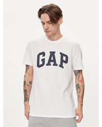 Gap - T-Shirt 856659-03 Weiß Regular Fit - Lyst