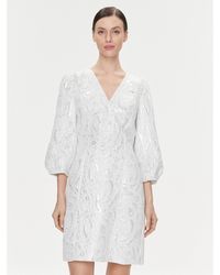 Bruuns Bazaar - Coctailkleid Macluar Bbw3661 Weiß Regular Fit - Lyst
