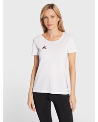 Le Coq Sportif - T-Shirt 2020716 Weiß Regular Fit - Lyst