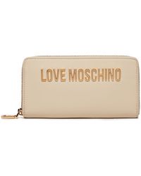 Love Moschino - Große Damen Geldbörse Jc5611Pp1Ikd0110 Écru - Lyst
