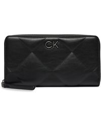 Calvin Klein - Große Damen Geldbörse Re-Lock Quilt Za Wallet Lg K60K610774 - Lyst