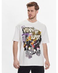 Vision Of Super - T-Shirt Vs00550 Weiß Regular Fit - Lyst
