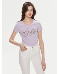 Guess - T-Shirt W4Gi30 J1314 Slim Fit - Lyst
