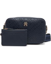 Tommy Hilfiger - Handtasche Th Distinct Camera Bag Mono Aw0Aw17221 - Lyst