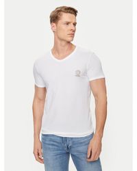 Versace - T-Shirt Auu01004 Weiß Regular Fit - Lyst