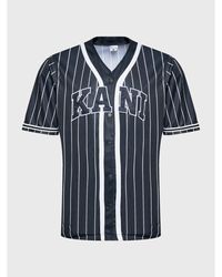 Karlkani - T-Shirt Serif Pinstripe Baseball 6033360 Relaxed Fit - Lyst
