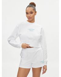 Calvin Klein - Sweatshirt Stacked Institutional J20J221466 Regular Fit - Lyst