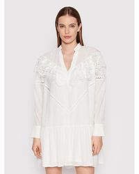 IRO - Kleid Für Den Alltag Dovy Aq137 Weiß Regular Fit - Lyst