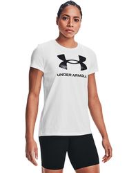 Under Armour - Live Sportstyle Graphic Short-Sleeve Crew Neck T-Shirt - Lyst