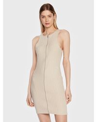 Calvin Klein - Kleid Für Den Alltag J20J220745 Slim Fit - Lyst