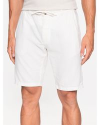 Lindbergh - Stoffshorts 30-508003 Weiß Relaxed Fit - Lyst
