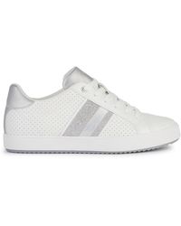 Geox - Sneakers d blomiee d366hf 054aj c0007 white/silver - Lyst