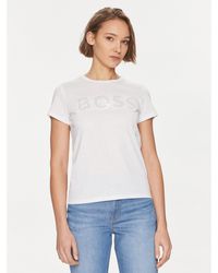 BOSS - T-Shirt Eventsa 50514967 Weiß Regular Fit - Lyst