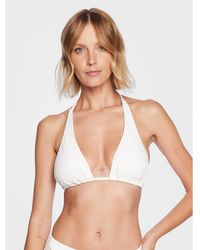 Polo Ralph Lauren - Bikini-Oberteil 21371546 Weiß - Lyst