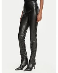 Guess - Hose Aus Kunstleder W4Bb18 Wgik0 Slim Fit - Lyst