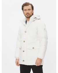 Tommy Hilfiger - Winterjacke Rockie Mw0Mw32779 Weiß Regular Fit - Lyst