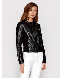 Guess - Jacke Aus Kunstleder New Fiammetta W2Yl19 We480 Regular Fit - Lyst