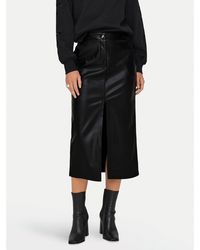 ONLY - Rock Aus Kunstleder Heidi 15322539 Regular Fit - Lyst