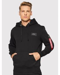 Alpha Industries - Sweatshirt Back Print 178318 Regular Fit - Lyst