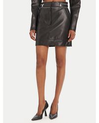 KARL LAGERFELD - Rock Aus Kunstleder A3W12014 Regular Fit - Lyst