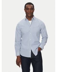 Calvin Klein - Hemd Poplin Stripe L/S Shirt K10K114445 Regular Fit - Lyst