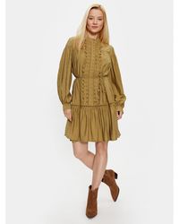 Bruuns Bazaar - Kleid Für Den Alltag Karla Bbw3388 Grün Regular Fit - Lyst