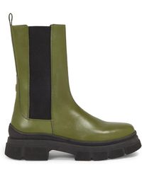 Tommy Hilfiger - Klassische stiefeletten essential leather chelsea boot fw0fw07490 putting green ms2 - Lyst