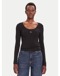 Calvin Klein - Bluse Lv047D218G Slim Fit - Lyst