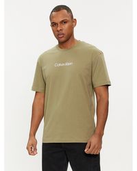 Calvin Klein - T-Shirt Hero K10K111346 Grün Regular Fit - Lyst