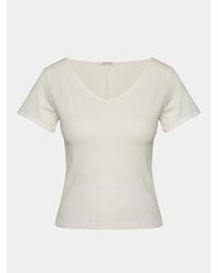 American Vintage - T-Shirt Aksun Ak02De24 Weiß Regular Fit - Lyst