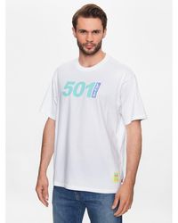 Levi's - T-Shirt Graphic 501 87373-0062 Weiß Vintage Fit - Lyst