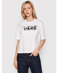 Vans - T-Shirt Vn0A5Lcn Weiß Relaxed Fit - Lyst