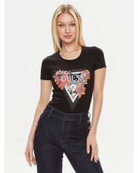Guess - T-Shirt Ss Cn Tropical Train W4Gi62 J1314 Slim Fit - Lyst