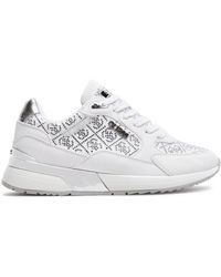 Guess - Strass logo sneakers - blancs - Lyst