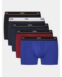 BOSS - 5Er-Set Boxershorts Trunk 5P Essential 50499430 - Lyst
