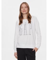 Gap - Sweatshirt 873575-04 Weiß Regular Fit - Lyst