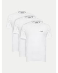Guess - 3Er-Set T-Shirts U4Yg52 Kcam1 Weiß Regular Fit - Lyst