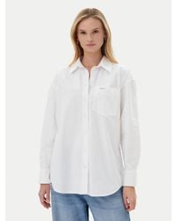 Guess - Hemd W4Yh22 Wgcf1 Relaxed Fit - Lyst