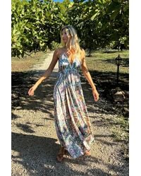 Molly Bracken - Robe longue satinée - Lyst