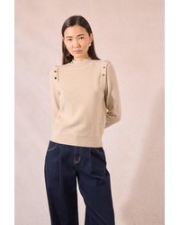 Molly Bracken - Pull fin à épaulettes - Lyst
