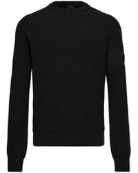 Moncler - Moncler Logo Wool Jumper - Lyst