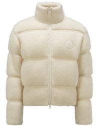 Moncler - Padded Mohair & Wool Zip-Up Cardigan - Lyst