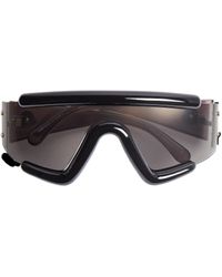 MONCLER LUNETTES - Lancer Shield Sunglasses - Lyst